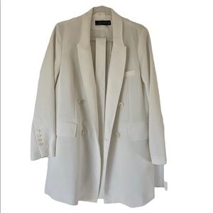 ZARA - LONGLINE TIE WAIST BLAZER